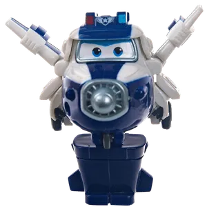 Avión de Juguete Transformable en Robot Supercharged Paul Alpha Group Super Wings